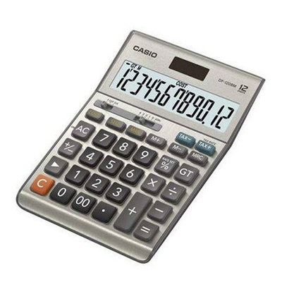 Product ΑριθμοΜηχανή Casio DF-120BM Μαύρο/Γκρι base image