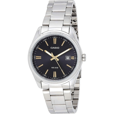 Product Ανδρικό Ρολόι Casio DATE Μαύρο Ασημί (? 39 mm) base image