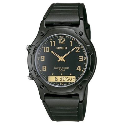 Product Ρολόι Unisex Casio AW-49H-1BVEF Μαύρο (? 39 mm) base image