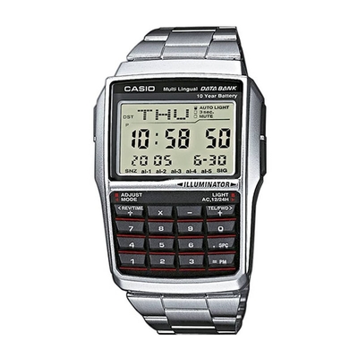 Product Ρολόι Ανδρικό Casio DATABANK CALCULATOR STEEL base image