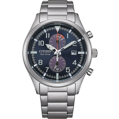 Product Ανδρικό Ρολόι Citizen SPORT CRONO - ECO DRIVE Ασημί (? 43 mm) base image