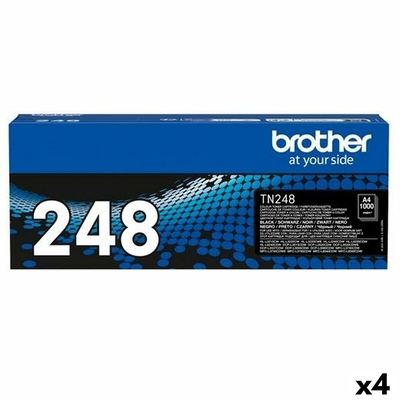 Product Τόνερ Brother TN248 Μαύρο (4 Μονάδες) base image