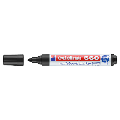Product Μαρκαδόρος Ασπροπίνακα Edding 660 Επαναγεμιζόμενος Μαύρος base image