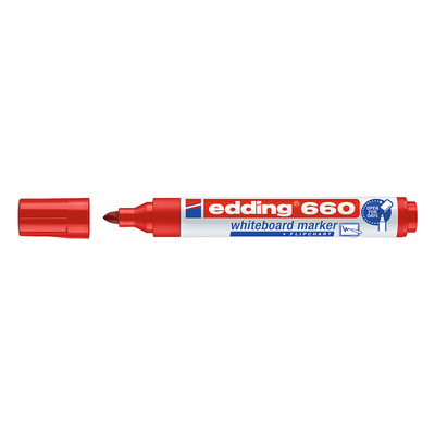 Product Μαρκαδόρος Ασπροπίνακα Edding 660 Επαναγεμιζόμενος Κόκκινος base image