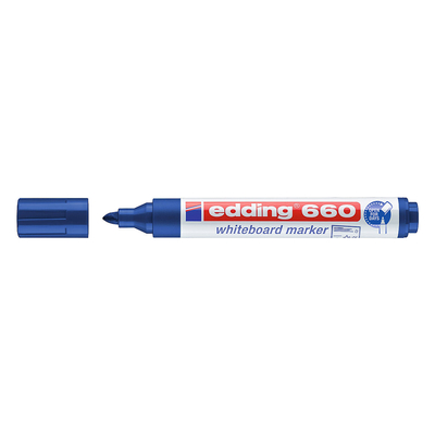 Product Μαρκαδόρος Ασπροπίνακα Edding 660 Επαναγεμιζόμενος Μπλε base image