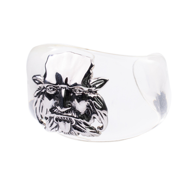 Product Γυναικείο Βραχιόλι Folli Follie 4B0T027Kc (7cm) Resin Transparent base image