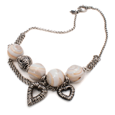 Product Γυναικείο Κολιέ Folli Follie 4N0T052Kp (28cm) από Ατσάλι Silver base image