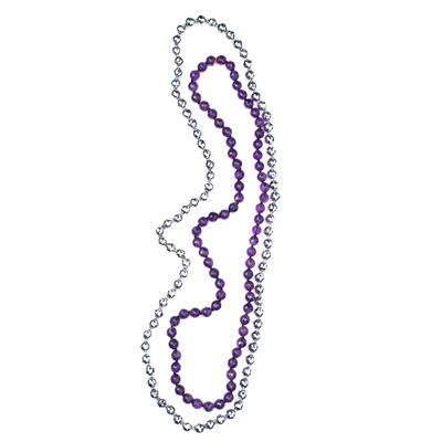 Product Γυναικείο Κολιέ Folli Follie 4N9A111Ay (45cm) από Ατσάλι Purple base image