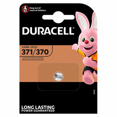 Product Μπαταρίες DURACELL 371/370 1τμχ base image