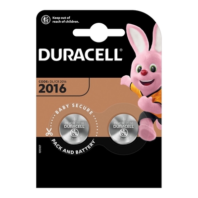 Product Μπαταρίες Κουμπιά Λιθίου DL/CR2016 DURACELL 3V (2 uds) base image