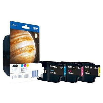 Product Μελάνι Brother LC-1240 Τρίχρωμο Κίτρινο Κυανό base image