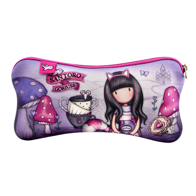 Product Κασετίνα Gorjuss Cheshire cat Μωβ (22 x 11.3 x 1 cm) base image