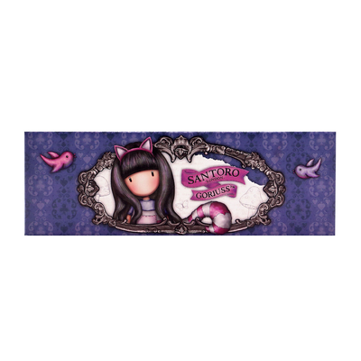 Product Κασετίνα Gorjuss Cheshire cat Κουτί Μωβ (20.2 x 4 x 7 cm) base image