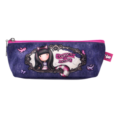 Product Κασετίνα Gorjuss Cheshire cat Ροζ Μωβ (22.3 x 8.8 x 5.7 cm) base image