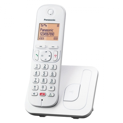 Product Ασύρματο Τηλέφωνο Panasonic KX-TGC250SPW Λευκό base image