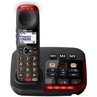 Product Ασύρματο Τηλέφωνο Panasonic KX-TGM420EXB Μαύρο base image