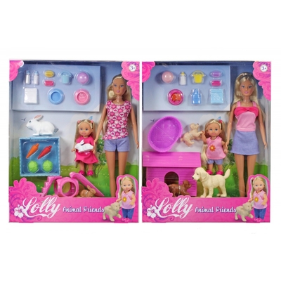 Product Κούκλα Simba Steffi And Evi With Animals And Accessories base image