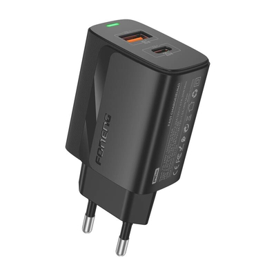 Product Φορτιστής Πρίζας Foneng EU66 A+C 2 (PD20W) Μαύρος base image