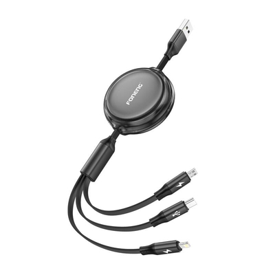 Product Καλώδιο USB Foneng 3in1 X113 1.1M Μαύρο  base image