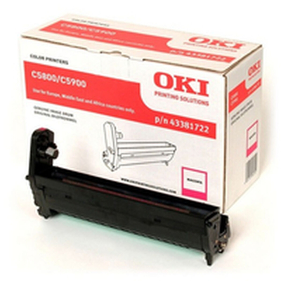 Product Toner Oki 43381722 Μαύρο Mατζέντα base image