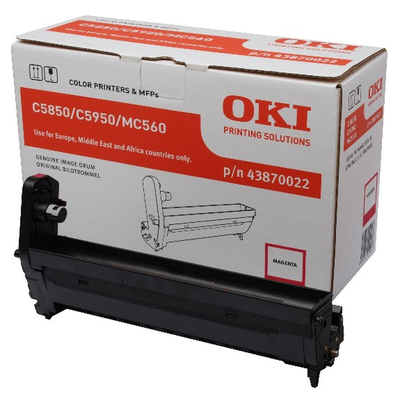 Product Drum Oki 43870022 Μαύρο Mατζέντα base image