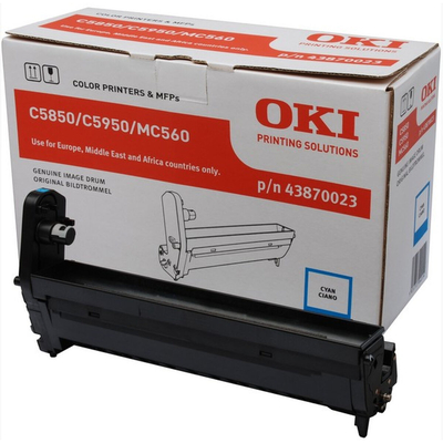 Product Toner OKI 43870023 Μαύρο Κυανό base image