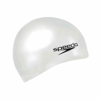 Product Σκουφάκι Κολύμβησης Speedo PLAIN FLAT Λευκό Σιλικόνη base image