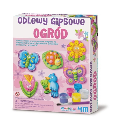 Product Παιδικές Χειροτεχνίες 4M Creative set Gypsum castings - Garden base image