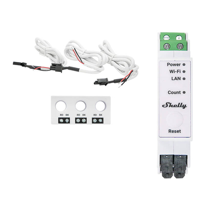 Product Μετρητής Κατανάλωσης Shelly Pro 3EM-3CT63 WIFI 1/3-way base image