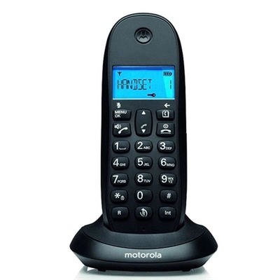 Product Ασύρματο Τηλέφωνο Motorola 107C1001CB+ Μαύρο base image