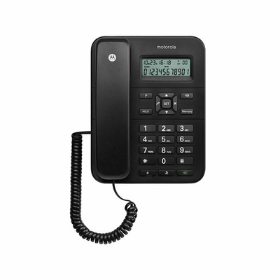 Product Σταθερό Τηλέφωνο Motorola CT202C Μαύρο base image