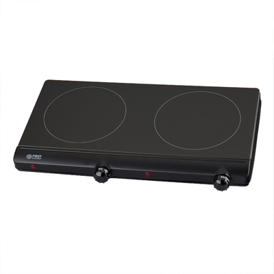 Product Επιτραπέζια Εστία First Austria FA-5096-9 Διπλή υπέρυθρη γυάλινη κεραμική 2500W base image