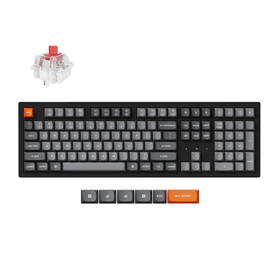 Product Ασύρματο Πληκτρολόγιο Gaming Keychron K10 Max RGB Red Switch (Μαύρο) [K10M-B1]. base image