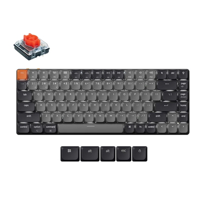 Product Ασύρματο Πληκτρολόγιο Gaming Keychron K3 LED Red Switch (γκρι) [K3X-A1]. base image