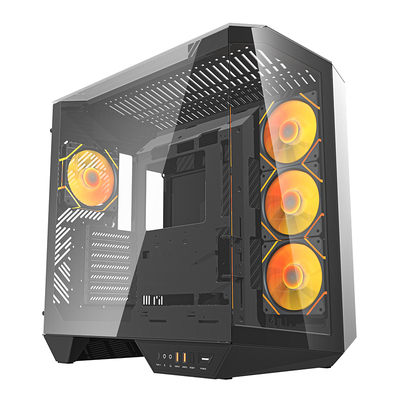 Product Κουτί Η/Υ Darkflash DY470 (μαύρο) + 4 ανεμιστήρες + στήριγμα GPU base image