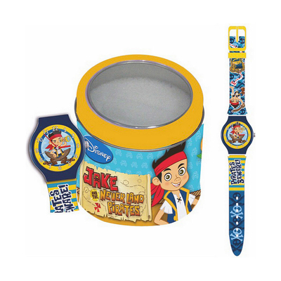 Product Ρολόι Βρεφικό Cartoon JAKE THE PIRATE - TIN BOX (? 33 mm) base image