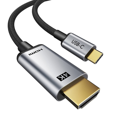 Product Καλώδιo USB Cabletime Type-C σε HDMI C160, 4K, gold plated, 3m, μαύρο base image