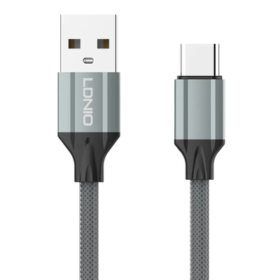 Product Καλώδιο USB-C Ldnio σε USB LS441, 12W, 1m, γκρι base image