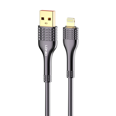 Product Καλώδιο Ligntining Ldnio σε USB LS652, 30W, 2m, γκρι base image