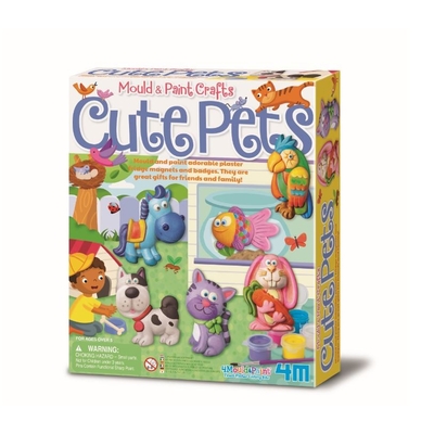 Product Παιδικές Χειροτεχνίες 4M 4m Mould & Paint Cute Pets base image