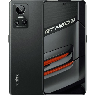 Product Smartphone Realme GT NEO 3 8+256GB DS 5G ASPHALT BLACK base image