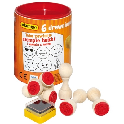 Product Σφραγίδες για Παιδιά Adamigo Stamps - Smileys base image