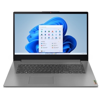 Product Laptop Lenovo 17,3" Ideapad 3 AMD Ryzen 3- 5425U/8GB/SSD 512GB/Windows 11 (82RQ003VPB) base image