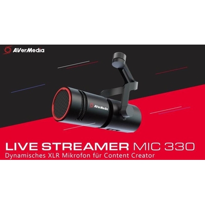 Product Μικρόφωνο AVerMedia Live Streamer Mic, XLR (AM330) base image