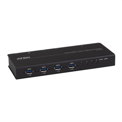 Product USB Switcher Aten US3344I - USB peripheral sharing - 4 ports - rack mountable base image
