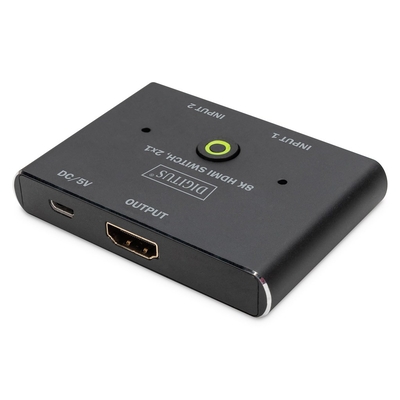 Product HDMI Switch Digitus - Video/Audio - 8K - 2 ports base image