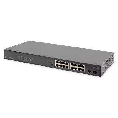 Product Network Switch Digitus Gigabit Ethernet 16-port + 2 Combo base image