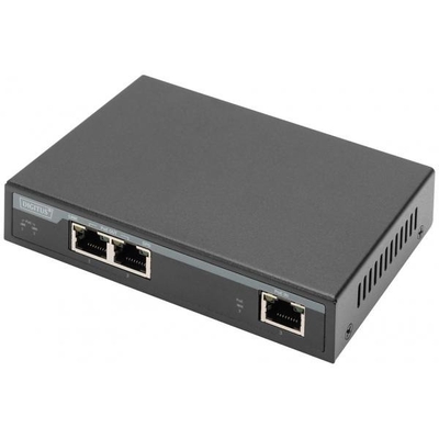 Product PoE Extender Digitus Indoor 2-Port, 802.3at base image