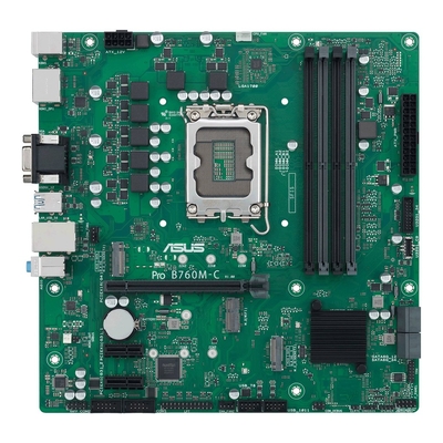 Product Motherboard Asus Intel 1700 PRO B760M-C-CSM base image