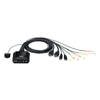 Product KVM & Data Switch Aten CS22H - /Audio-/USB - 2 ports base image